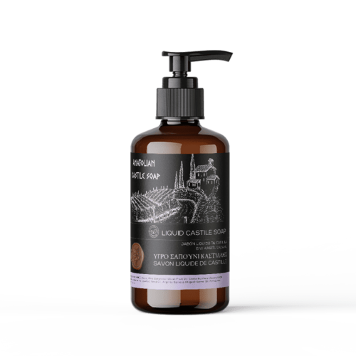 Anatolian Kastil Sabunu lavantalı sıvı sabun şişesi